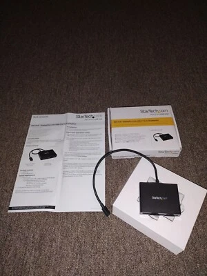 StarTech.com USB C DisplayPort Hub - 3 port - Daisy Chainable - USB C to - Image 1 of 4