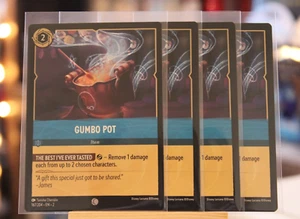 Disney Lorcana Play Set - Gumbo Pot - 167/204 NM+ NON-Foil x4 Cards - Picture 1 of 1