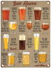Beer Glasses Metal Wall Sign (2 sizes - Jumbo / Super Jumbo)