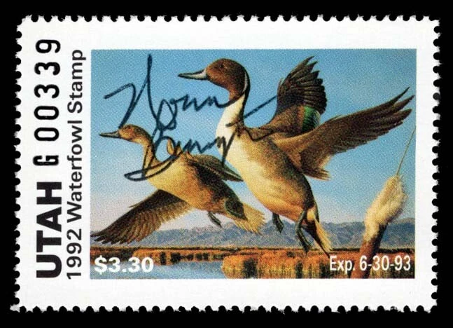 UT7Gs — 1992 Utah Hand-signed Governor Edition - Image 1 of 1