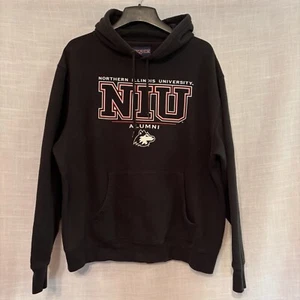 Jansport NIU Northern Illinois Huskies Alumni Hoodie Men's XL Black - Picture 1 of 10