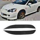 For Acura Rsx Coupe Carbon Fiber Headlight Eyebrow Eyelid Cover Trim 2002-2006