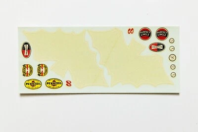 Vintage Lindberg Kit no. 678M Black Bat T Bucket Decals - Image 1 of 3