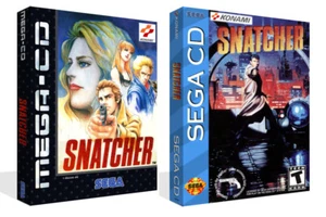 - Snatcher CD Spare Game Case + Box Art Work Cover Only - Picture 1 of 2