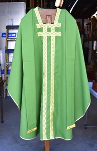 Vestimenta y estola verde usada, 'Gruppo Liturgico' (#1845) cáliz co - Imagen 1 de 10
