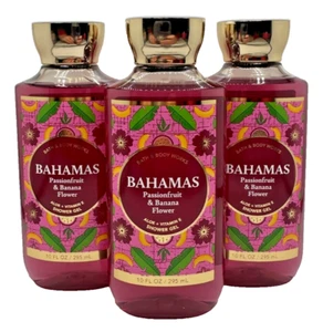 Bath & Body Works SET 3 Bahamas Passionsfrucht Banane Blume Duschgel Duschgel - Bild 1 von 2
