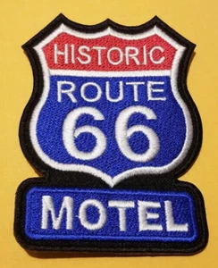 Parche bordado Historic Route 66 Motel aprox 2,5x3,5" - Imagen 1 de 2
