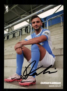 Dardan Karimani Autogrammkarte Chemnitzer FC 2024-25 Original Signiert - Bild 1 von 2