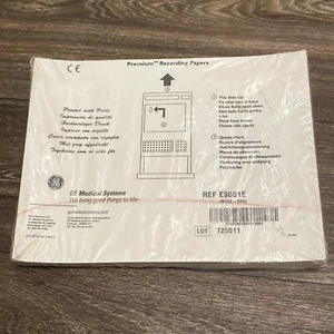 GE MEDICAL SYSTEMS PREMIUM RECORDING PAPERS REF 9402-024 (SEALED) E9001E - Picture 1 of 7