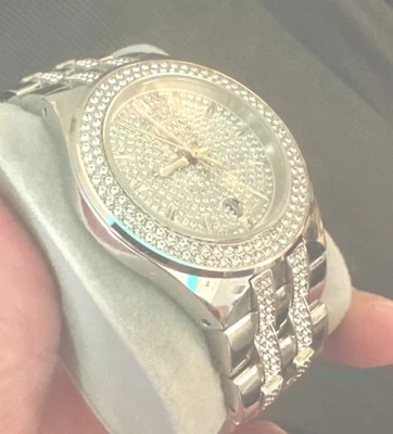 Bulova Men's PHANTOM Crystal Accents Pave Dial 42mm Watch 96B235 $675  - Image 1 of 4