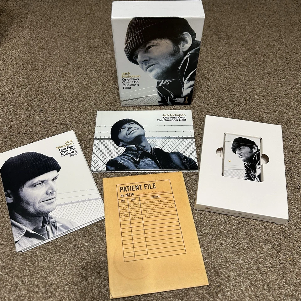 One Flew Over the Cuckoo's Nest Box Set DVD Special Edition Book Cards Nicholson - Image 1 of 4