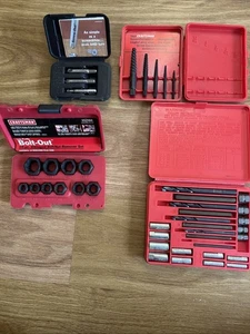 Craftsman & Ridgid #10 USA Extractors & Damaged Bolt/Nut Remover Sets 952166 - Picture 1 of 17