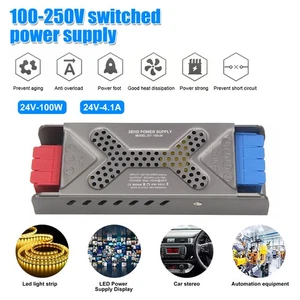 AC 100V~250V To DC 24V Power Supply Driver Transformer For LED Strip Lights - Picture 1 of 9