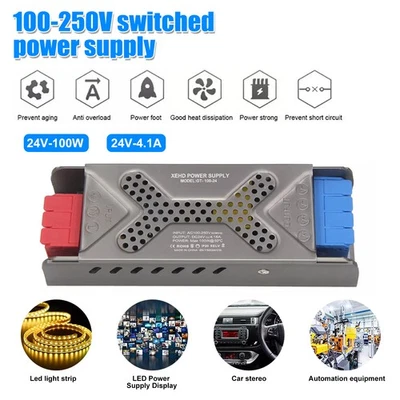AC 100V~250V To DC 24V Power Supply Driver Transformer For LED Strip Lights - Image 1 of 4
