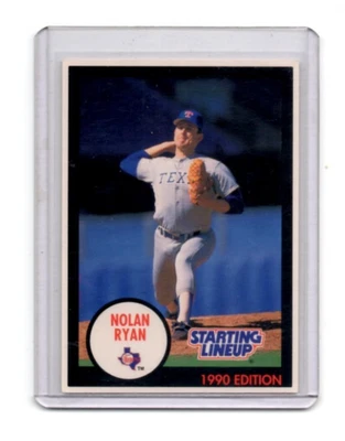 1990 Starting Lineup * Full '89 Stats -32 Games * Nolan Ryan * Free S/H - Image 1 of 2