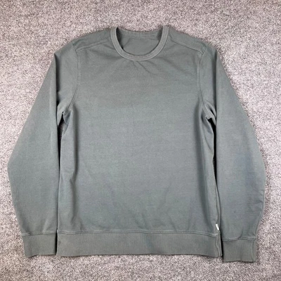 Sudadera Vuori Cuello Redondo Para Hombre L Verde Gris Manga Larga Peso Pesado V280 Foto 1 de 4