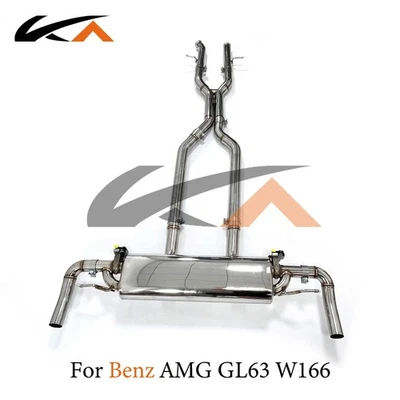 Escape KA Catback para Mercedes-Benz AMG GL63 W166 5.5T sección trasera acero Foto 1 de 4