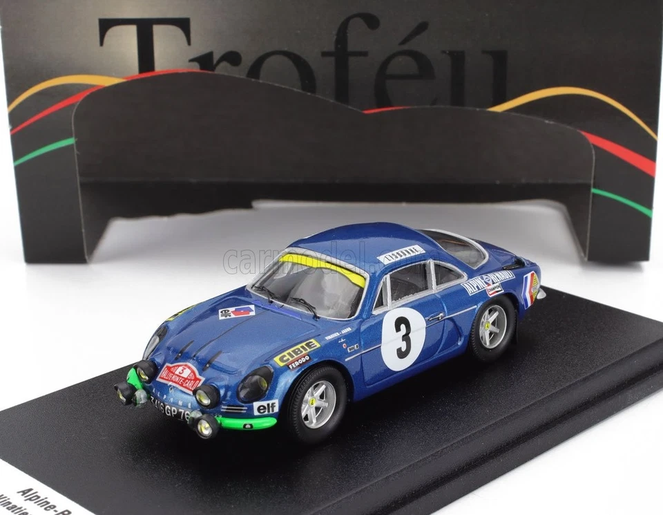 1/43 TROFEU - RENAULT - ALPINE A110 N 3 RALLY MONTECARLO 1970 JEAN TRFRRFR089 - Immagine 1 di 1