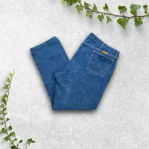 Wrangler FR Flame Resistant Jeans W44 L32 Blue Denim Relaxed Fit FR47MLW Mexico - Picture 1 of 13