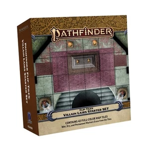 Paizo Pathfinder Mapas Azulejos Abatibles - Villain Lairs Starter Set SW (Nuevo) - Imagen 1 de 1