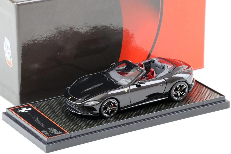 1:43 BBR FERRARI ROMA SPIDER NERO PUROSANGUE NERO - LIMITATO 36 PZ. - Immagine 1 di 3