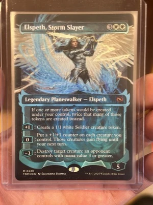 Magic The Gathering Elspeth, Storm Slayer (Showcase) Tarkir: Dragonstorm Foil - Image 1 of 2