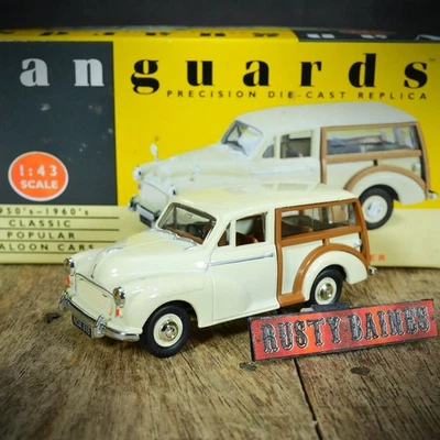 LLedo Vanguards Morris Minor Traveller, Cream/Off-White, 1/43 Scale Model, Boxed - Image 1 of 4