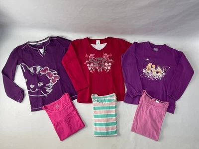 Kinder Kleidungspaket NR 11 Langarm Shirt Sweatshirt - GR 122 / 128 - 6 Teilig - Bild 1 von 4