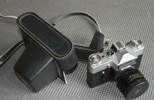 Camera Zenit E with a lens helios-44-2