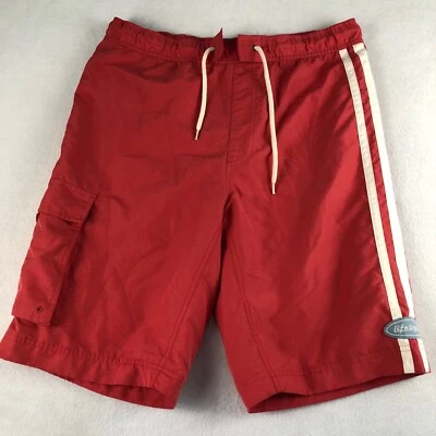 Bañador Life is Good Board Shorts Para Hombre Mediano 32-34 Rojo Forrado Playa Foto 1 de 4