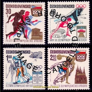 EBS Czechoslovakia 1971 - Olympic Games - Munich and Sapporo - 2045-2048 - CTO - Picture 1 of 5