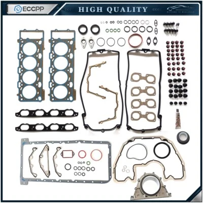 Full Engine Gasket Set for BMW 545i E60 645Ci E63 745i X5 E53 4.4L V8 N62B44A - Image 1 of 4