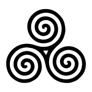 Calcomanía de vinilo resistente a la intemperie Triskelion - [5 pulgadas] - Imagen 1 de 13