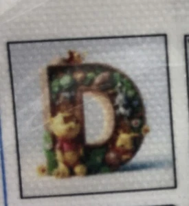 Diamond Art Kit Winnie the Pooh "D" - Picture 1 of 3