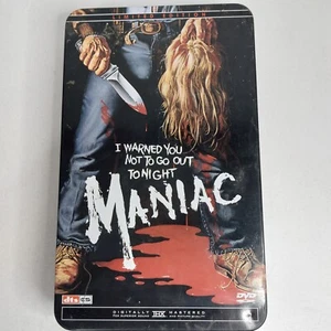MANIAC (1980) Limited Edition Anchor Bay Tin Case CD/DVD #3391 of 5000 - Picture 1 of 11