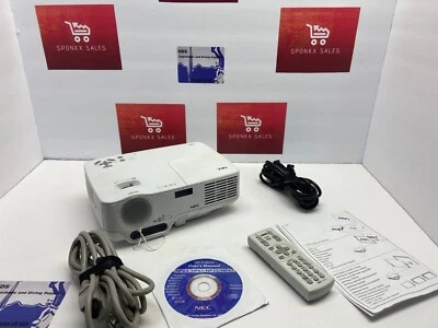 NEC NP41 DLP XGA 2300 Lumens Projector + Remote / Software/Power Cord - Image 1 of 4