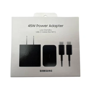 Samsung 45W USB-C Superszybka ładowarka ścienna do S25 S23 S22 S24 Ultra oryginalna Prem - Zdjęcie 1 z 12