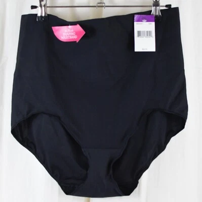 Ropa interior modeladora de cintura alta negra talla 2XL Maidenform para mujer Foto 1 de 3