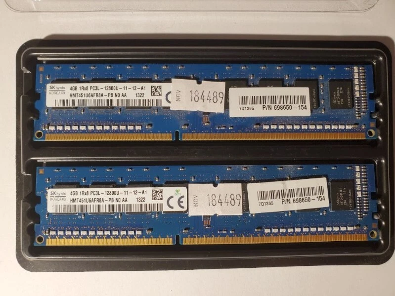 Desktop computer ram memory | 4GB ddr3 ram memory | 1Rx8 PC3L 12800U-11-12- A1 - Image 1 of 1