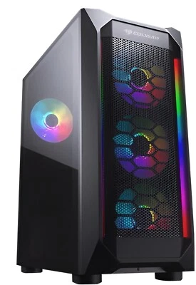 Gaming Computer Desktop PC Pre-Built RTX 4060 AMD Ryzen 5 + 1TB SSD 32GB RAM RGB - Image 1 of 4