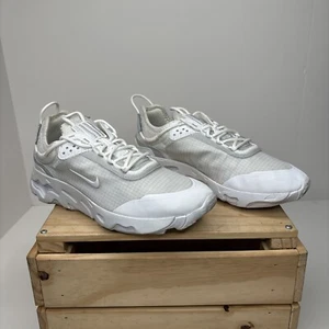 Nike React Live White Womens Running Shoes Size 7 Sneakers CV1772-101 - Picture 1 of 9