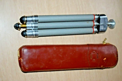Vintage Telescoping camera tripod model BILORET 2017 With case free shipping - Image 1 of 4