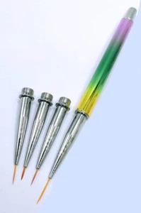 juego de pinceles liner para uñas con puntas intercambiables - Picture 1 of 1