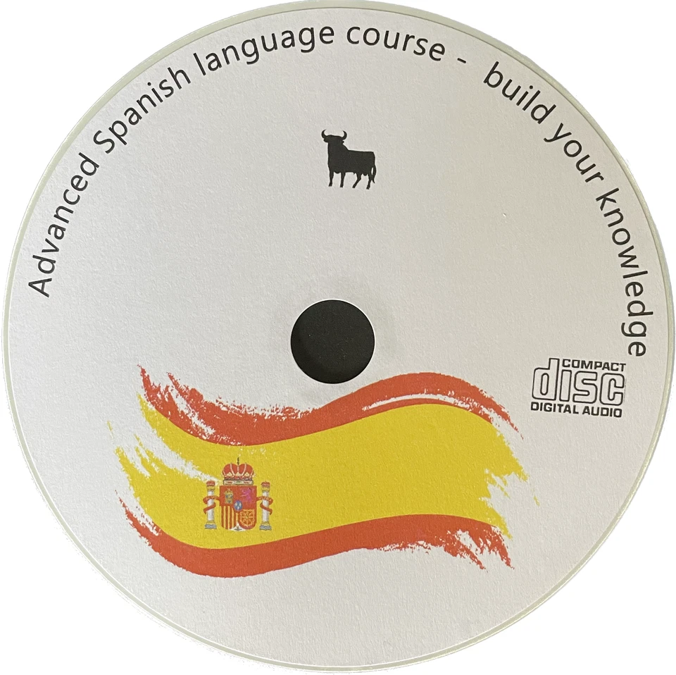 Learn to speak Spanish Audio CD - Advanced Spanish Language Course FREE P&P - Image 1 of 1
