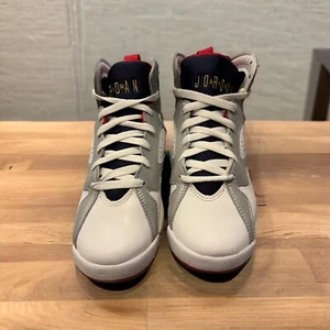 NIKE AIR JORDAN 7 retro Olympic  2012 sz 5Y/ 6.5 Women Limited Edition - Picture 1 of 9