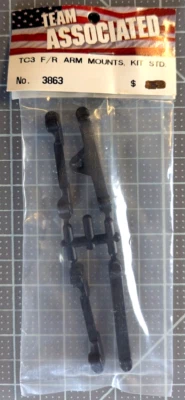 3863	Team Associated TC3 Frt/Rear Arm Mounts Kit Std. ASC3863 - Image 1 of 2