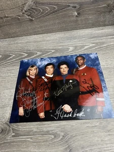 george takei autograph Kate Mulgrew Tim Russ Grace Lee Whitney Star Trek Photo - Picture 1 of 1