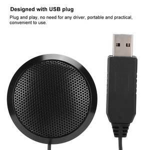 Mini Capacitive Mic USB Collar Clip Mic With Built In Sound Card For Compute SDS