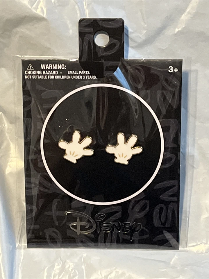 Lot Disney MICKEY MOUSE 2024 Mikey Gloves Red Shorts Earrings Set Limited Ed