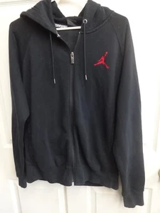 Vintage Nike Jumpman Air Jordan Reißverschluss vorne Hoodie Sweatshirt Herren Medium - Bild 1 von 5